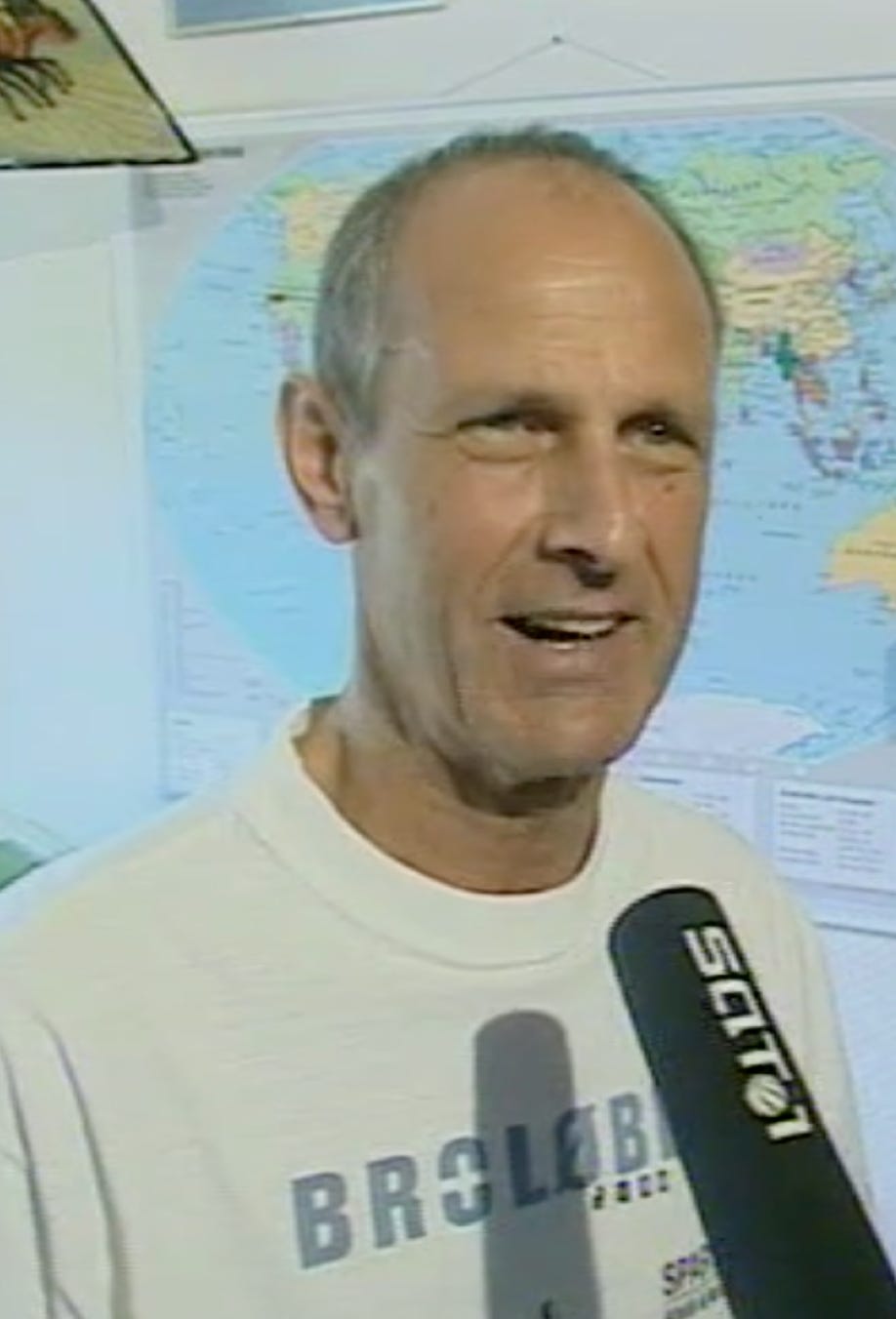 Arno Teichmann 2006 als er den Halb-Marathon auf der chinesischen Mauer gelaufen ist.
