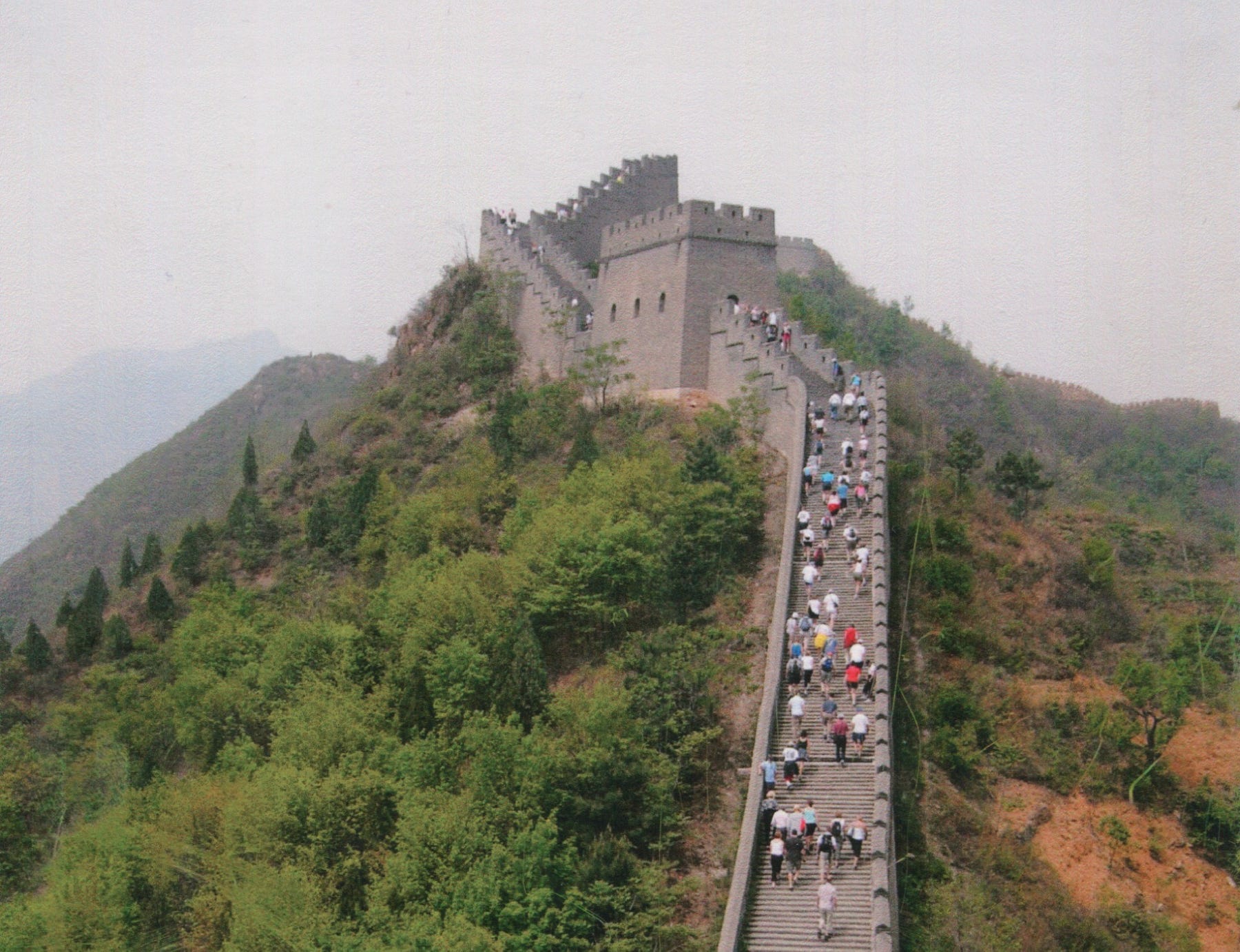 Marathonlauf auf der chinesischen Mauer